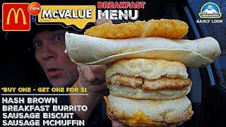 McDonald's® NEW Breakfast McValue Menu Review! | Early Look | theendorsement