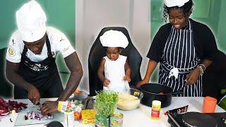 Cooking Jollof Rice With Broski, Mumski And Dadski! ‍‍️