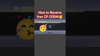 How to Receive free CP CODM|| CODM Free CP 2024 #codm #codmobile #shortsfeed #shorts