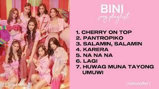 BINI SONG PLAYLIST