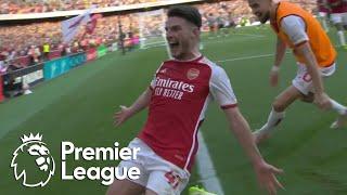 Declan Rice scores 96th minute go-ahead goal for Arsenal v. Man Utd | Premier League | NBC Sports