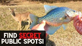 How To Find Public Fishing Spots! (CRAZY Encounter!)