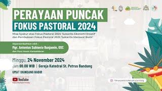 HR. TUHAN KITA YESUS KRISTUS RAJA SEMESTA ALAM  | Minggu, 25 November 2024 - 09.00 WIB