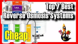  TOP 7 BEST Reverse Osmosis Systems on Amazon [2024][Cheap] Drinking Tap Water / Countertop