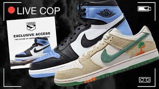 LIVE COP HUGE SB DUNK RESTOCK & EA PREORDER JORDAN 1 UNC TOE