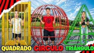 24 HORAS PRESO NO QUADRADO, TRIÂNGULO OU CÍRCULO!