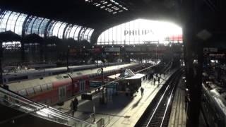 Hamburg Hauptbahnhof, Central Station - Germany - Time-lapse 10x