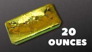  How to Melt Gold - Making a 20 Ounces Gold Bar