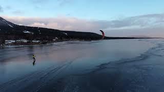 Ice Kiteboarding - Lofsdalen 2021