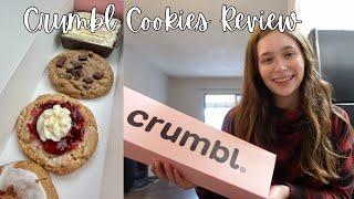 CRUMBL COOKIES REVIEW Dec 9-14: Egg Nog Tres Leches, Cinnamon Crunch, etc. (Vlogmas Day 5)