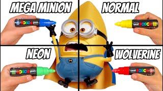 Drawing Mega Minion In 4 Different Styles!