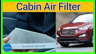 How to Replace Cabin Air Filter - Hyundai Santa Fe (2013-2018)