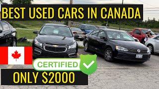 Used Cars in Canada | Under BUDGET for STUDENTS  | Starting from ONLY $2000 | Good Quality Cars