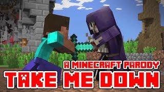 "Take Me Down" Minecraft Animation Song | Parody of Drag Me Down #herobrine #minecraftanimation