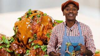 Fried Chicken With Chocolate Sauce As Made By Marcus Samuelsson • Proper Tasty