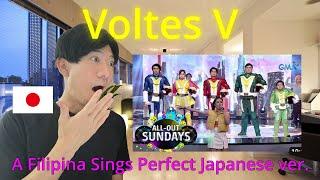 JAPANESE REACTION - A Filipina Sings in Japanese / Team Voltes V, nag-Volt in na sa AOS Stage!