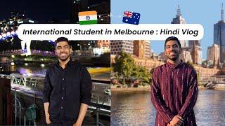 Exploring Melbourne : International Student | Hindi Vlog | Indians in Australia