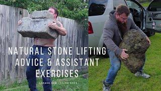 Natural Stone Lifting And Assistant Exercises - Garage Gym