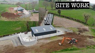 New Cattle Shed Construction ( Part 13 )  SITE WORK FINALLY BEGINS