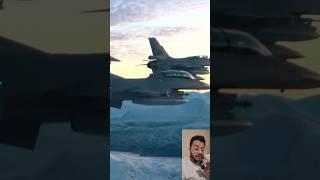 لقطات F16 نرويجية تستعد لصد قوات روسيا الجوية