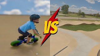 FatBoy Mini BMX vs Slayter Creek Pump Track!!