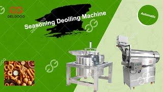 Snack Food Seasoning Mixer Deoiling achine