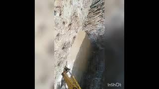 Bridge open Foundation //Abutment open Foundation cutting