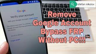 Alcatel 3x (2019) 5048Y / 5048A / 5048I. Remove google account, Bypass FRP. Without PC!!!