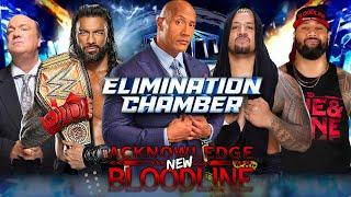 The New Bloodline In Elimination Chamber WWE 2K23 Gameplay