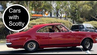 Cars leaving Car Show 2024 - Monaro Torana Valiant Mustang - Cars with Scotty