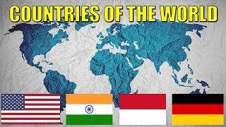 WORLD COUNTRIES - Learn All Countries of the World with Flags and Names