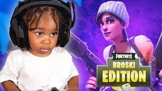 BROSKI PLAYS FORTNITE FOR THE FIRST TIME!!! 