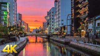 SUNRISE WALK Morning in FUKUOKA JAPAN [4K] Walking Tour