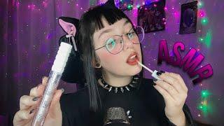 ASMR SONS DE BOCA MOLHADOS COM GLOSS 