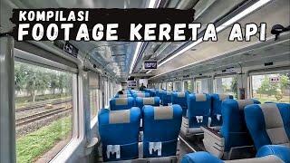 KOMPILASI KERETA API JALAN  I ASMR TRAIN I INDONESIAN RAILWAYS