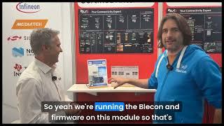 Blecon and Ezurio Demo at Embedded World 2025