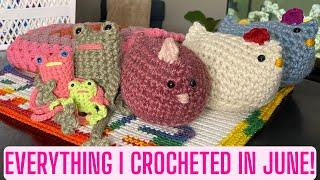 Everything I crocheted in June! | URBAN FARMBOYS