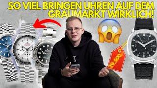 So viel zahlen Käufer für Luxusuhren WIRKLICH! Omega Speedmaster, Patek Aquanaut, Rolex Datejust uvm