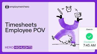 Timesheets - Employee Experience | Hero Highlights