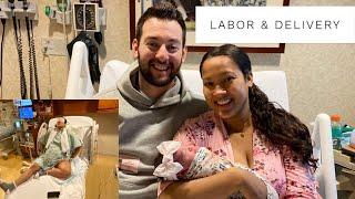 LABOR AND DELIVERY BIRTH VLOG 2020 | INDUCTION WITH NO EPIDURAL & UNMEDICATED BIRTH