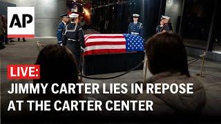 LIVE: Jimmy Carter lies in repose at The Carter Center