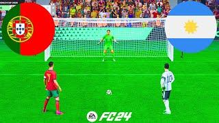 PORTUGAL VS ARGENTINA ! RONALDO VS MESSI ! FIFA 24 ! PENALTY SHOOTOUT ! FINAL #2