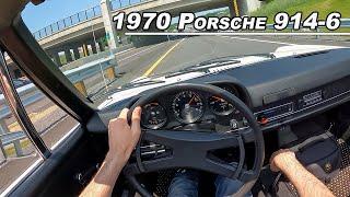 1970 Porsche 914-6 - The Mid-Engine Flat 6 You Need to Drive (POV Binaural Audio)