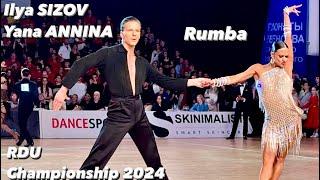 Ilya Sizov - Yana Annina | RDU Championship 2024 | Rumba | Professional Latin