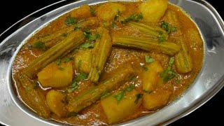 सरसों वाली सहजन और आलू की सब्ज़ी | Aloo Drumstick Sabji | Drumstick Curry