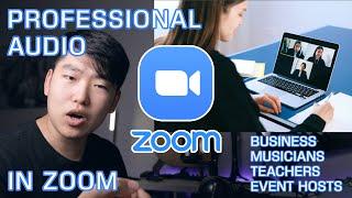 BEST AUDIO SETTINGS IN ZOOM!