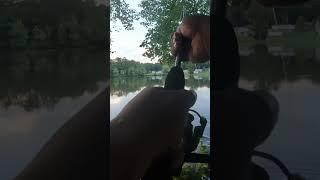 Catching a 5 Pound BASS HOG with an Ugly Stik  #short #shorts #bassfishing #largemouthbass