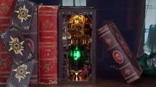 Tarot Divination Society DIY Book Nook Kit 3D Wooden Bookend