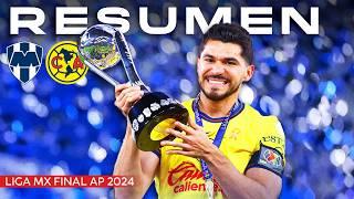 Resumen Monterrey vs America / Final Vuelta Liga MX Apertura 2024 TV Azteca