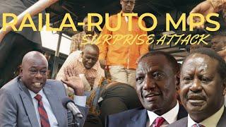 CHAOS!! RAILA MPS FORCED TO RUN FOR THEIR LIVES AS FURIOUS ANTI-RUTO SQUARD LAUNCH A SURPRISE ATTACK